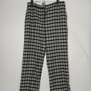 Zara plaid dress pants w/partial lining size L